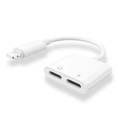 Lightning to Headphone Jack Adapter with Charging Port