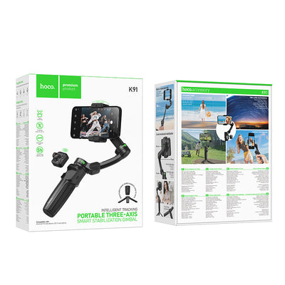 HOCO K91 portable three-axis smartphone gimbal stabilizer
