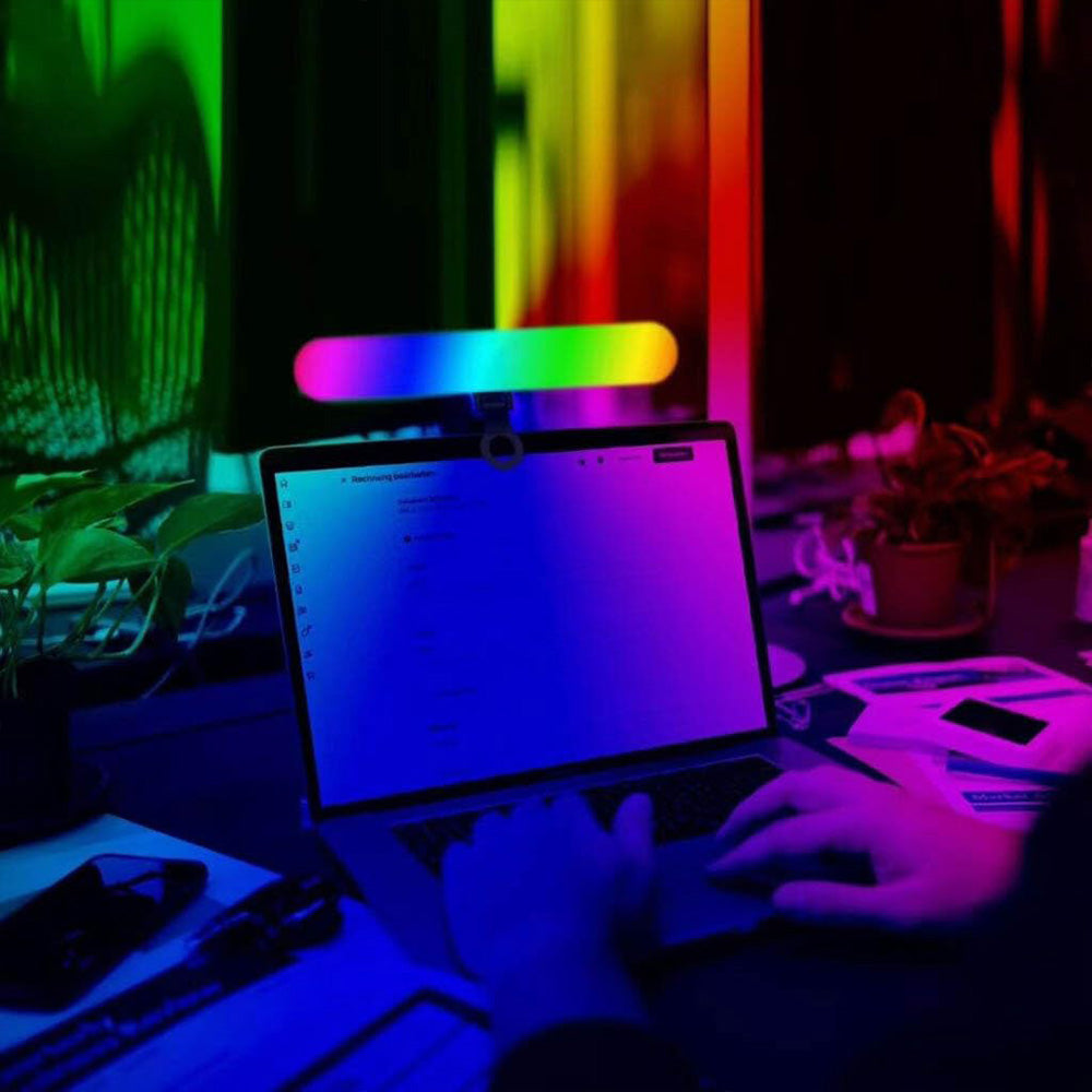 MJ-21 RGB LED Clip Fill Light - 3-in-1 Portable Selfie Light