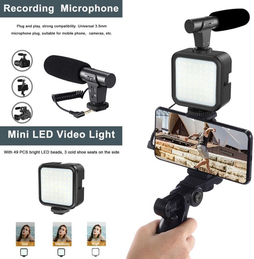 Plokama PK771 video recording setup for TikTok and YouTube