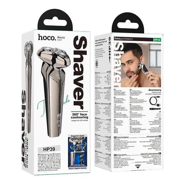 HOCO HP39 Shaver – 360° Face Contouring Electric Shaverc