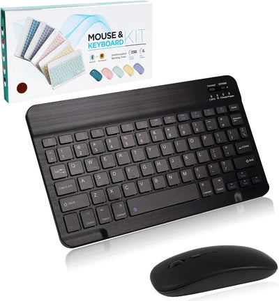 Rechargeable Bluetooth Keyboard & Mouse Combo β for iPad, Tablet, Phone & Laptop