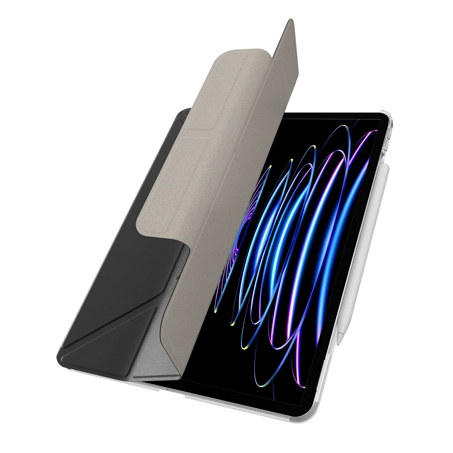 Smart Tri-Fold iPad Case with Clear Back for iPad 10.9 / 11 (A16)