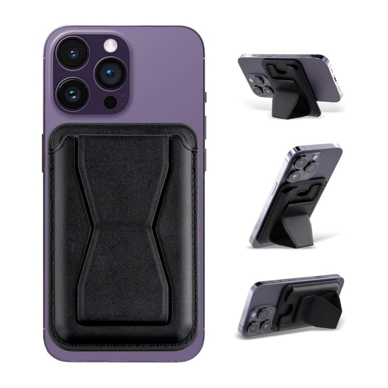 Magnetic Card Holder & Stand – Slim MagSafe Wallet for iPhone with Adjustable Kickstand