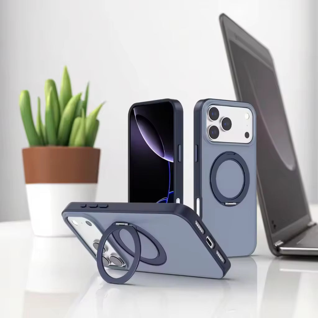 Doyers Case With Rotating Stand Ring for iPhone 17 Pro & Pro Max