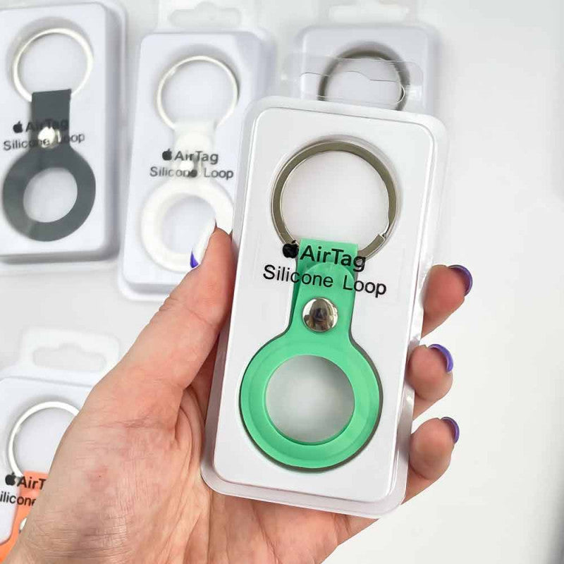 Apple AirTag Silicone Loop – Lightweight & Secure Key Ring