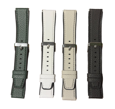 Leather Watch Band 20 mm & 22 mm – Compatible with Samsung, Xiaomi & Huawei