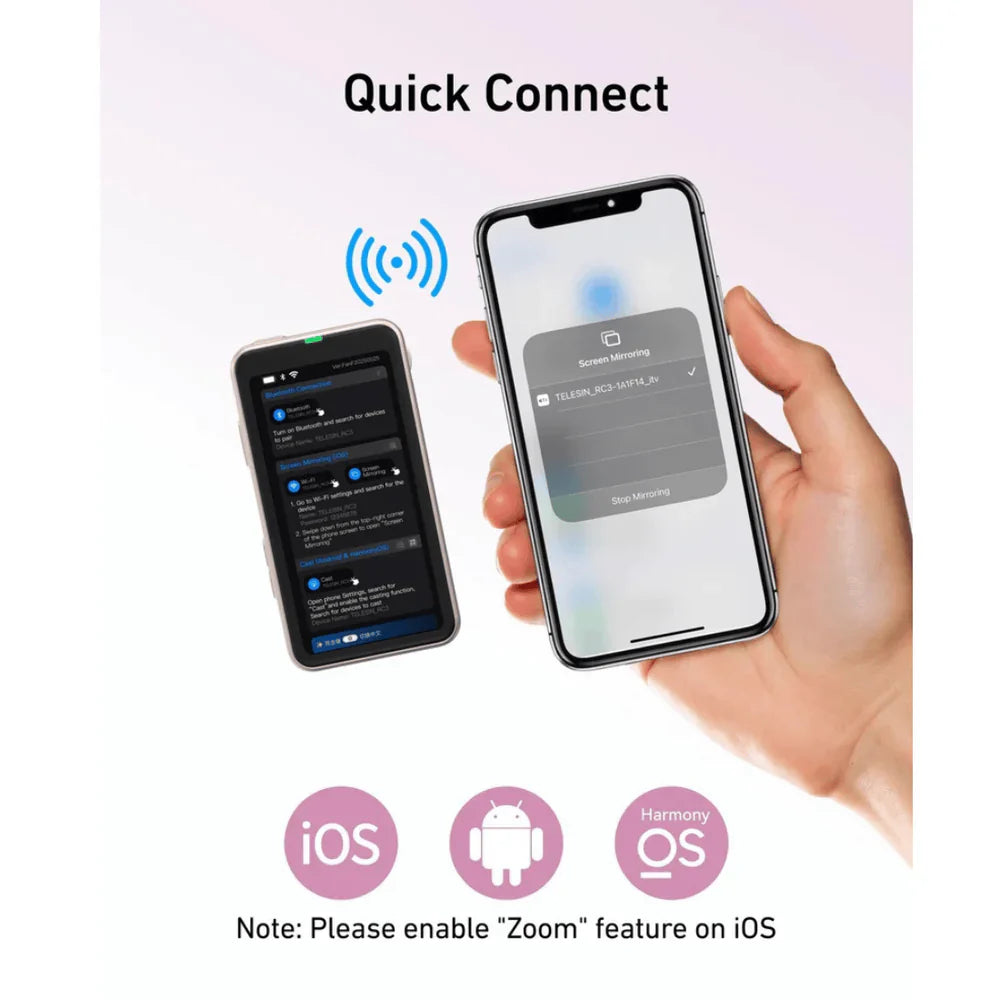 TELESIN Magnetic Selfie & Vlog Monitor Screen for Phone
