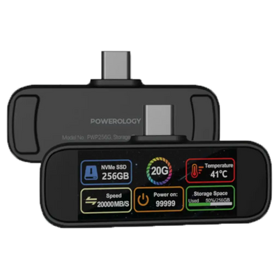 Powerology VaultX Mini Portable SSD – 256 GB | 512 GB | 1 TB