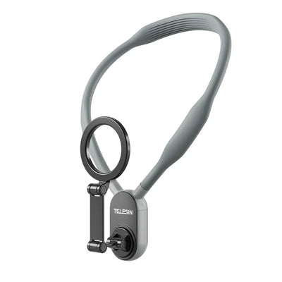 TELESIN Smartphone Magnetic Neck Holder – Hands-Free Adjustable Mount for Content Creation & Video Calls