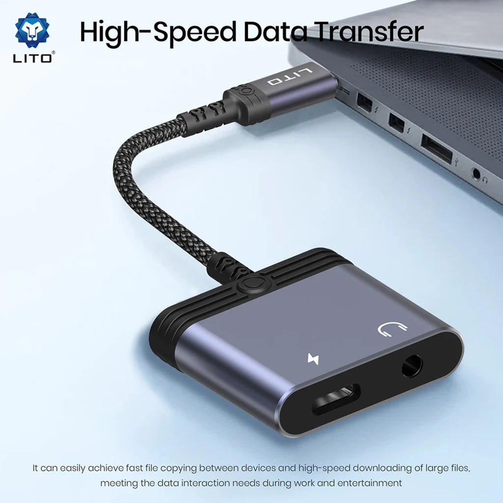 Lito LA04L Lightning to 3.5mm Jack Converter – Lightning Audio Adapter