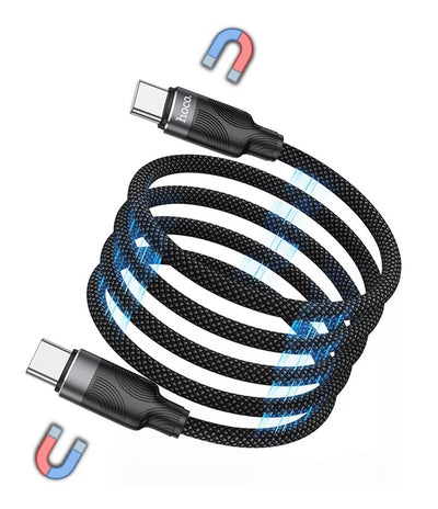 HOCO DU49 Type-C to Type-C 60W magnetic cable – PhoneHub Lebanon