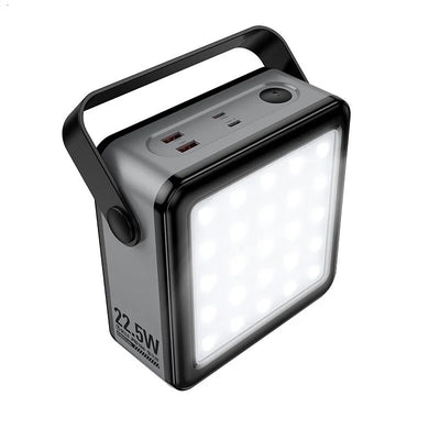 HOCO J161 80,000mAh power bank with built-in light front view