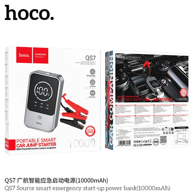 HOCO QS7 smart car jump starter power bank 10000mAh