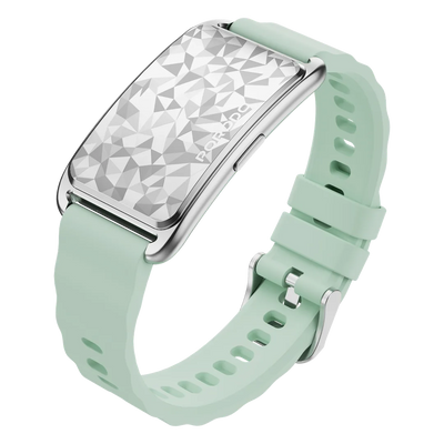 Porodo TrackFit Arc Smart Fitness Tracker Green – Silicone Strap