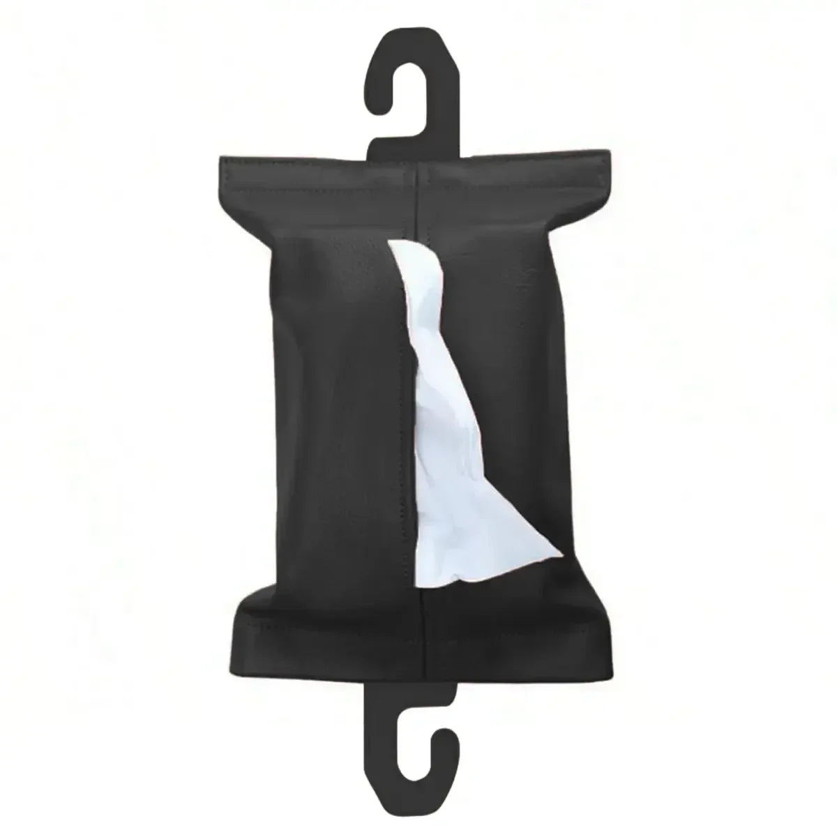 Car Headrest Tissue Box Holder with Dual Hooks