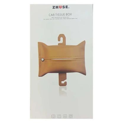 Car Headrest Tissue Box Holder with Dual Hooks
