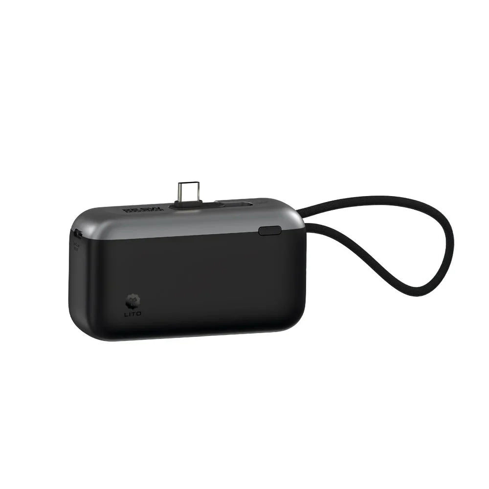 LITO LP10 10000 mAh Power Bank – 22.5W with Built-In USB-C Cable