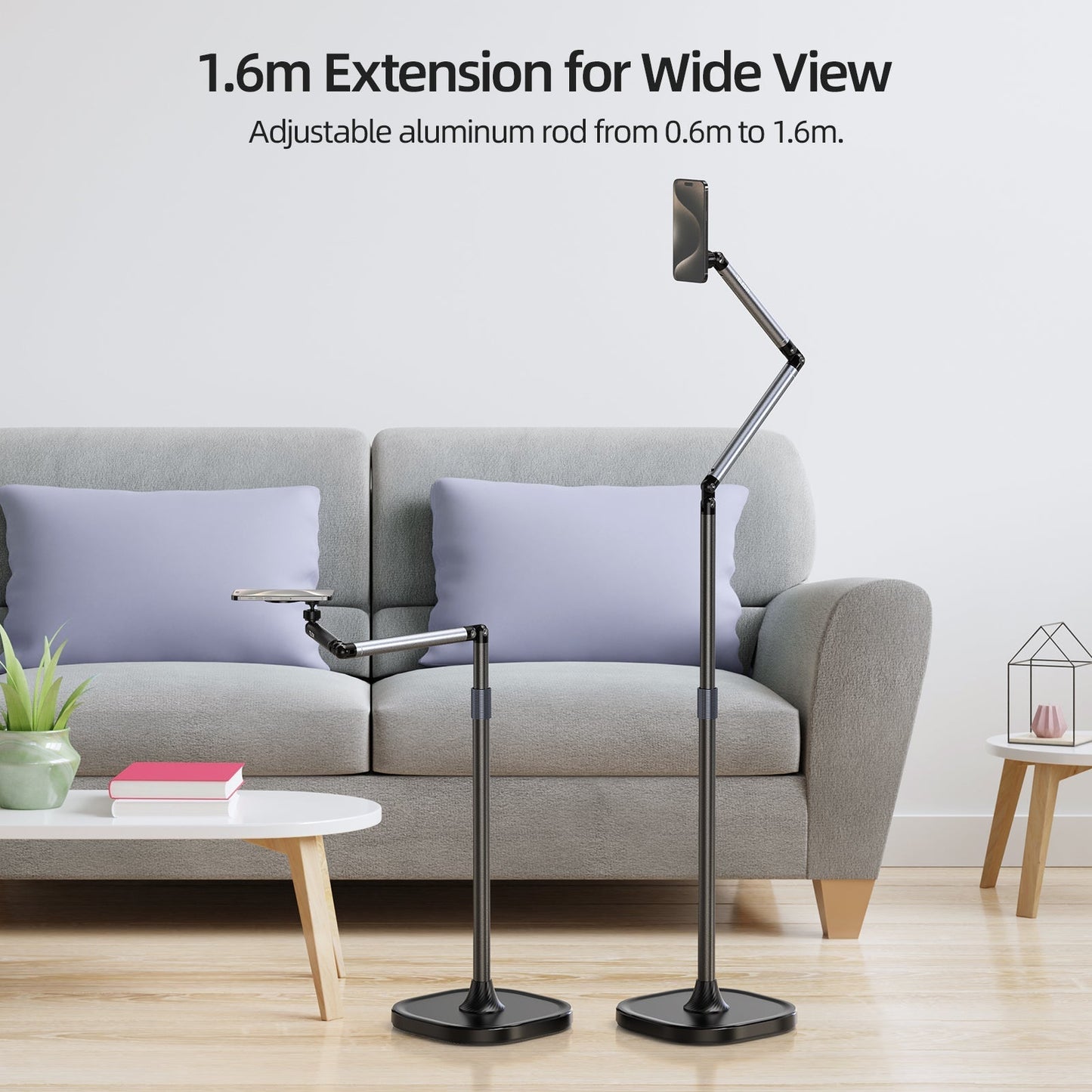 TELESIN magnetic floor stand magnetic mount