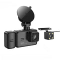 HOCO DI63 WiFi 3-Camera Car Dash Cam – 2" Screen, 140° Wide Angle, Parking Monitor