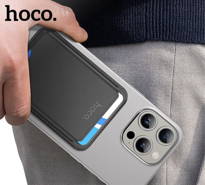 Leather Magnetic Card Pocket Holder HOCO DLB01