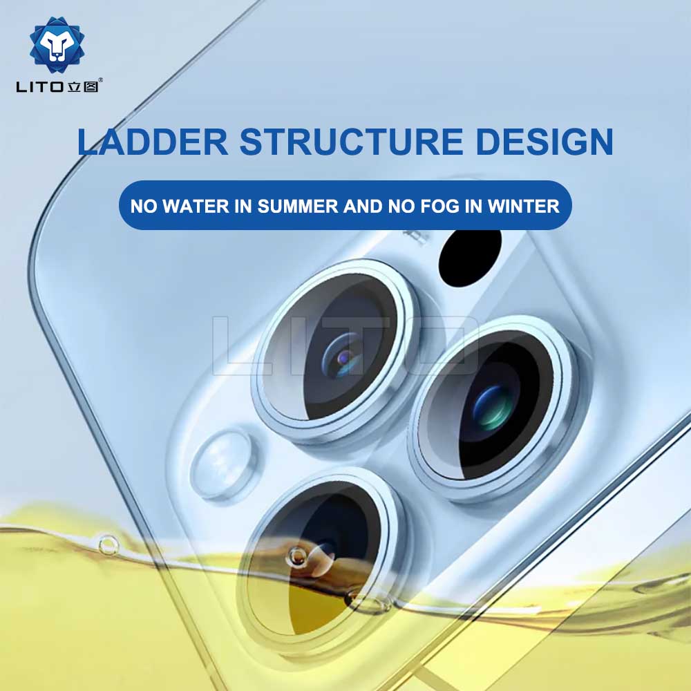 LITO S+ camera lens protector - sealed waterproof edge