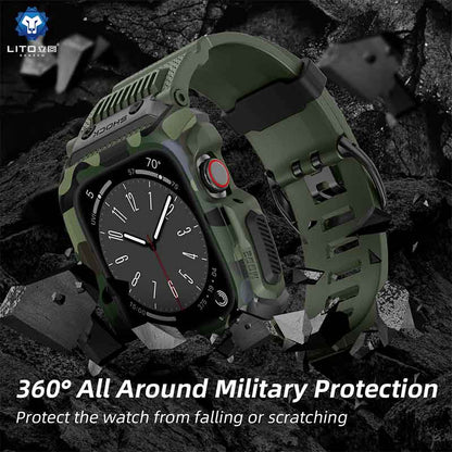 LITO LS-001 Interstellar Camouflage Band | Integrated Apple Watch Strap