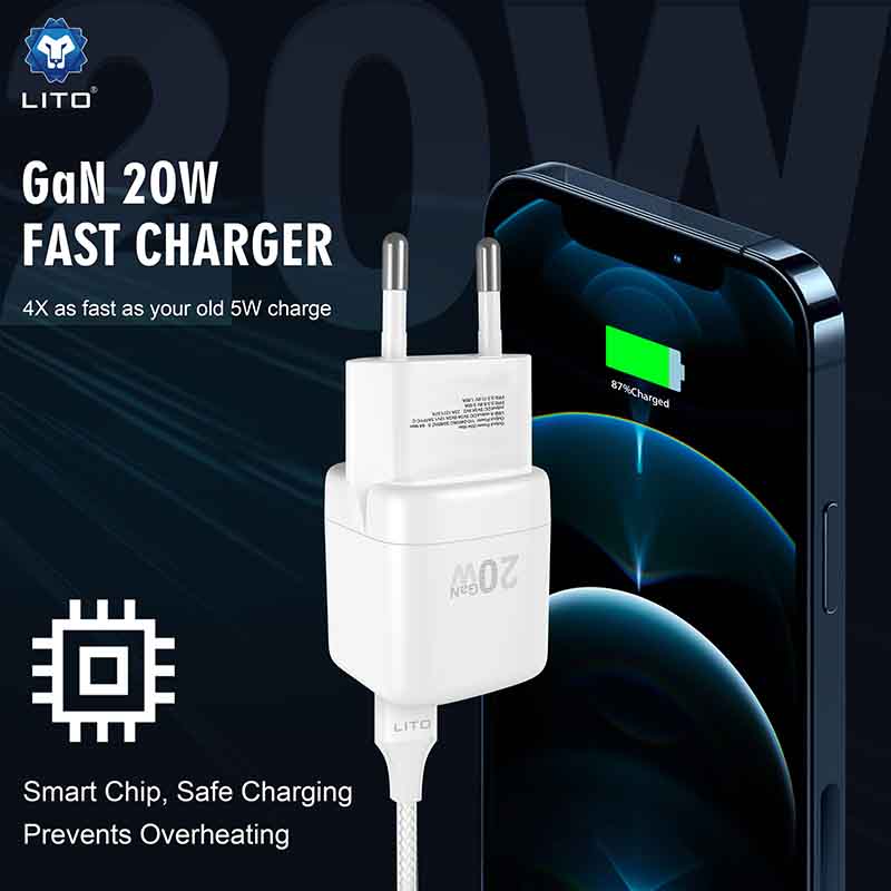 LITO LC10 GAN 20W Portable Charger