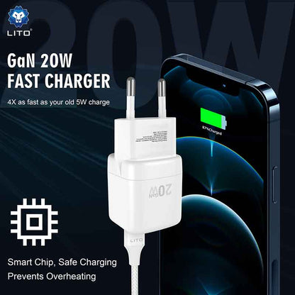 LITO LC10 GAN 20W Portable Charger