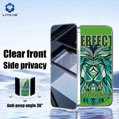 D+ MAX Privacy Strong Super Full Tempered Glass – Dust-Proof Speaker Protection