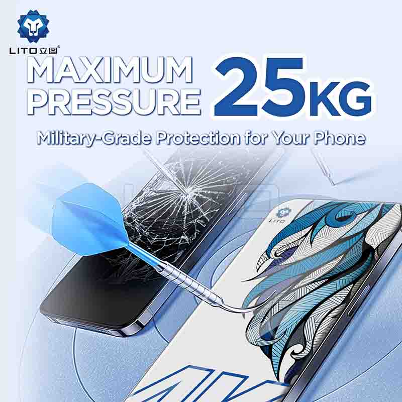LITO D+ MAX 4K Clear Tempered Glass Screen Protector