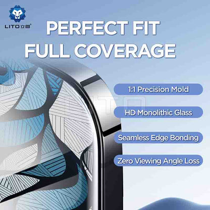 LITO D+ MAX 4K Clear Tempered Glass Screen Protector