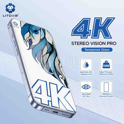 LITO D+ MAX 4K Clear Tempered Glass Screen Protector