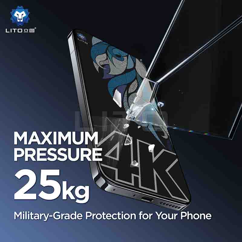 LITO D+ MAX 4K PRIVACY Tempered Glass Screen Protector