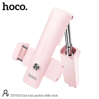Pink Mini Pocket Selfie Stick 72cm HOCO DYY03