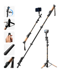 TELESIN TrekShot Carbon Tri-Pole Series-06 – 3-in-1 Hiking Pole, Selfie Stick & Tripod