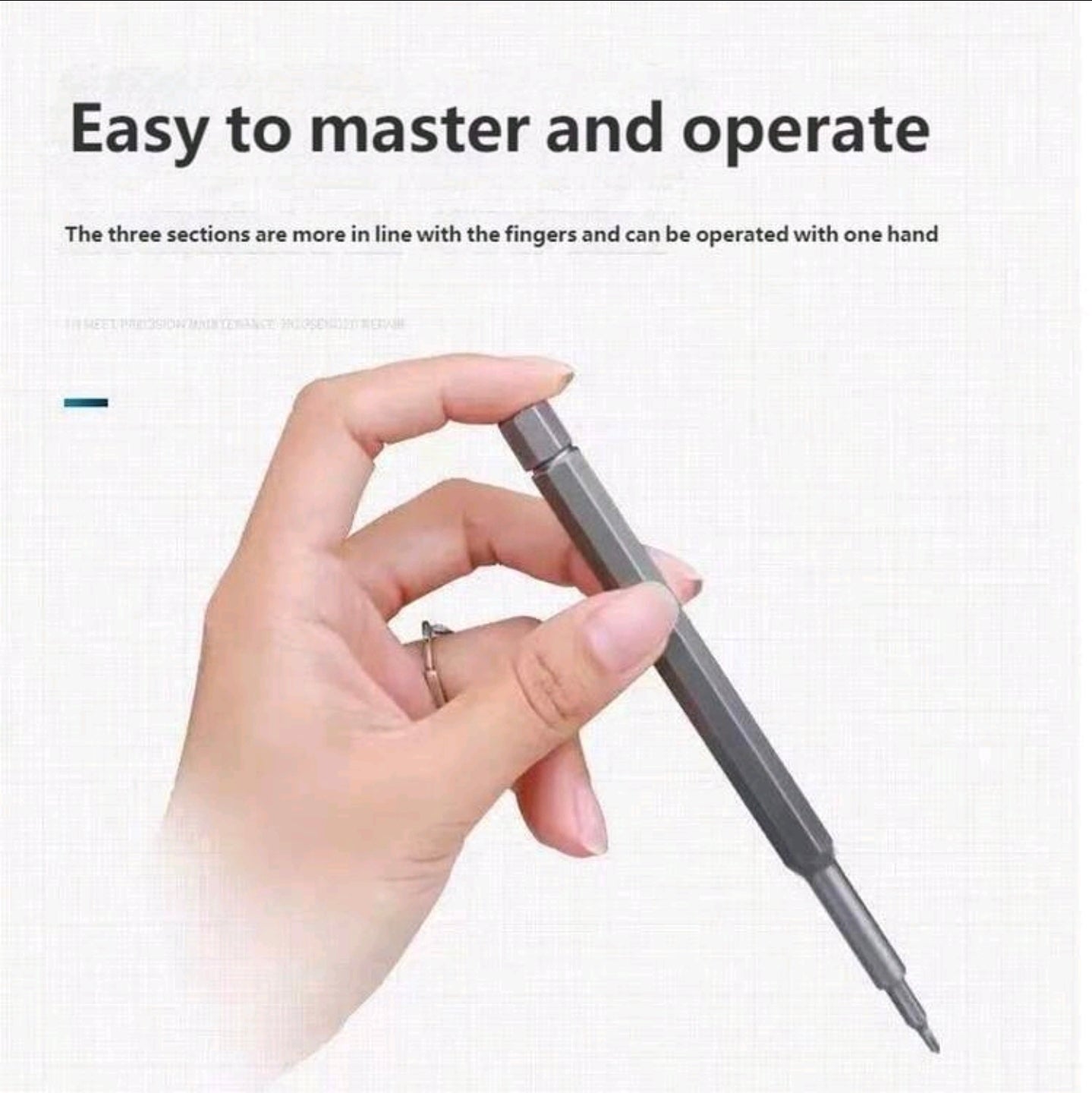 Portable 24 in 1 tool kit for phone laptop and small device repair

