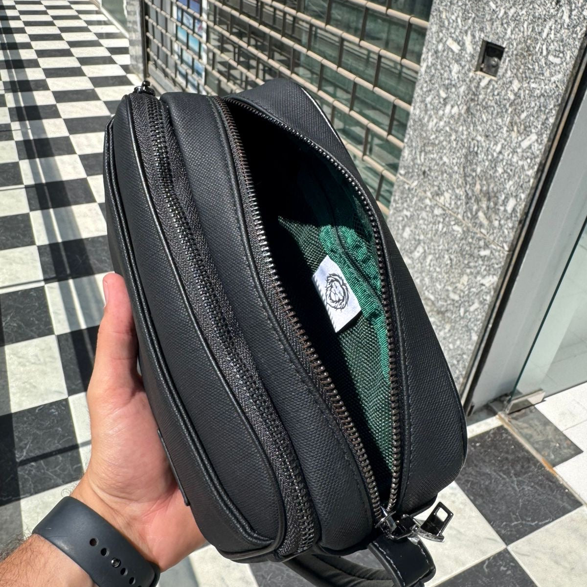 Green Lion Valencia secure storage bag for everyday carry