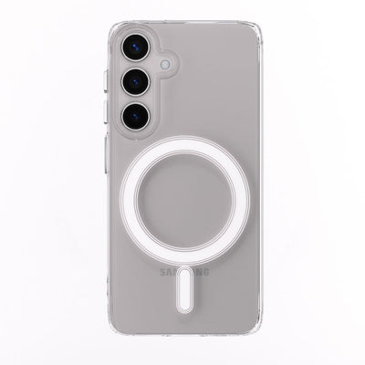 BERLIA Samsung Clear Rubber Magsafe Case