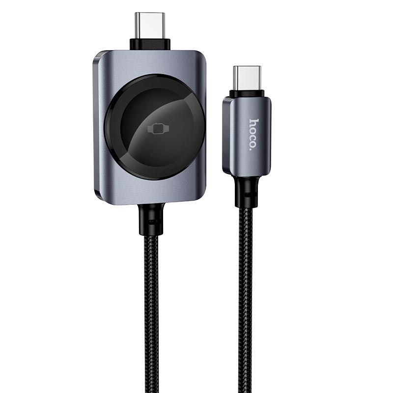 HOCO CW66 2-in-1 USB-C and Apple Watch charging cable