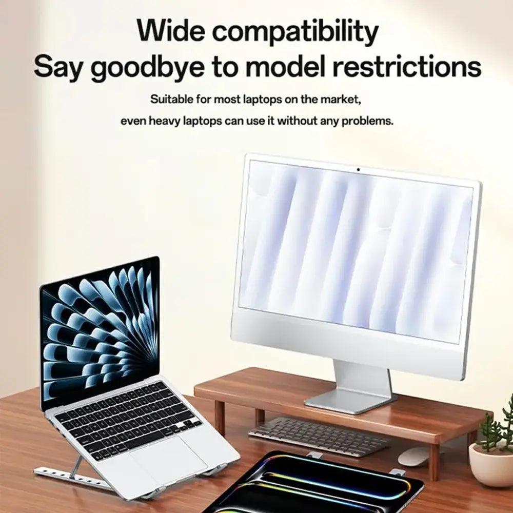 Yesido LP07 laptop stand folded flat for travel