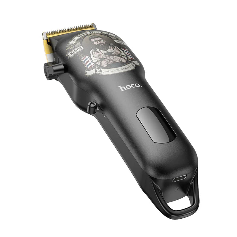 Electric Hair Clipper with Digital Display (Black & Gold) HOCO HP20