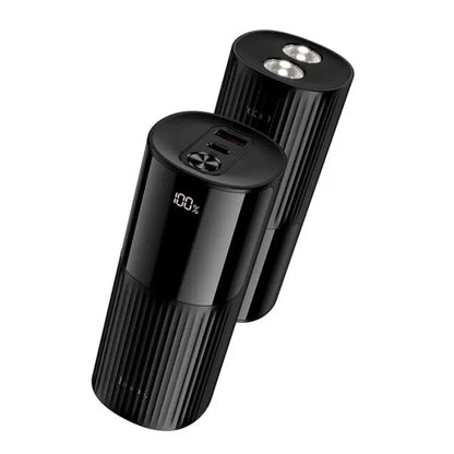 HOCO J150 20000mAh power bank with built-in Lightning cable.
