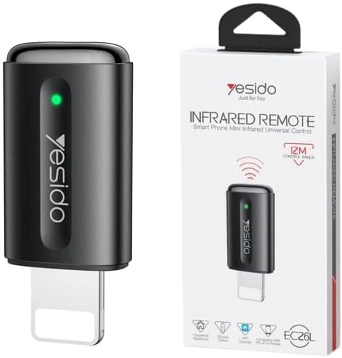 Infrared Universal Remote Control, Lightning Port Yesido EC26L