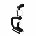 Video Rig Kit with Mic & LED for Smartphones Plokama PK-777