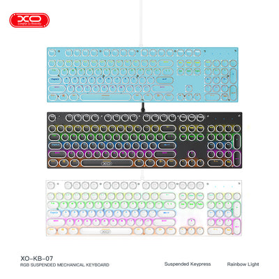 XO KB07 RGB Suspended Mechanical Wired Keyboard