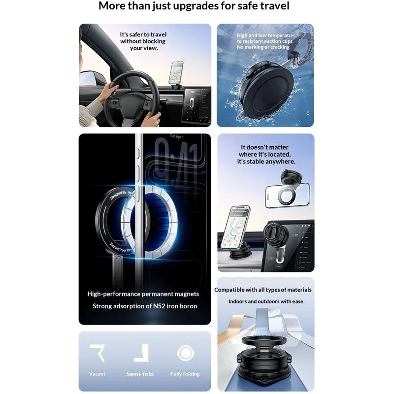 Yesido C236 one-hand magnetic mounting