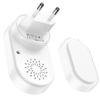 HOCO HI25 Wireless Doorbell – 60 Chimes | 150m Range | Smart Door Chime