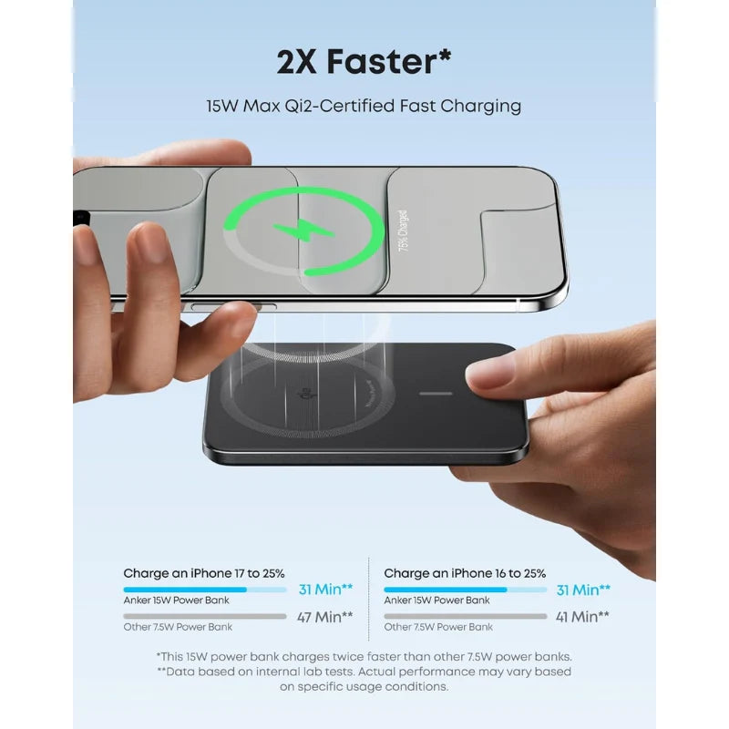 Anker Nano Power Bank (5K, MagGo, Slim)