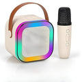 K12 Mini Karaoke Speaker – Portable Bluetooth Speaker with Wireless Microphone